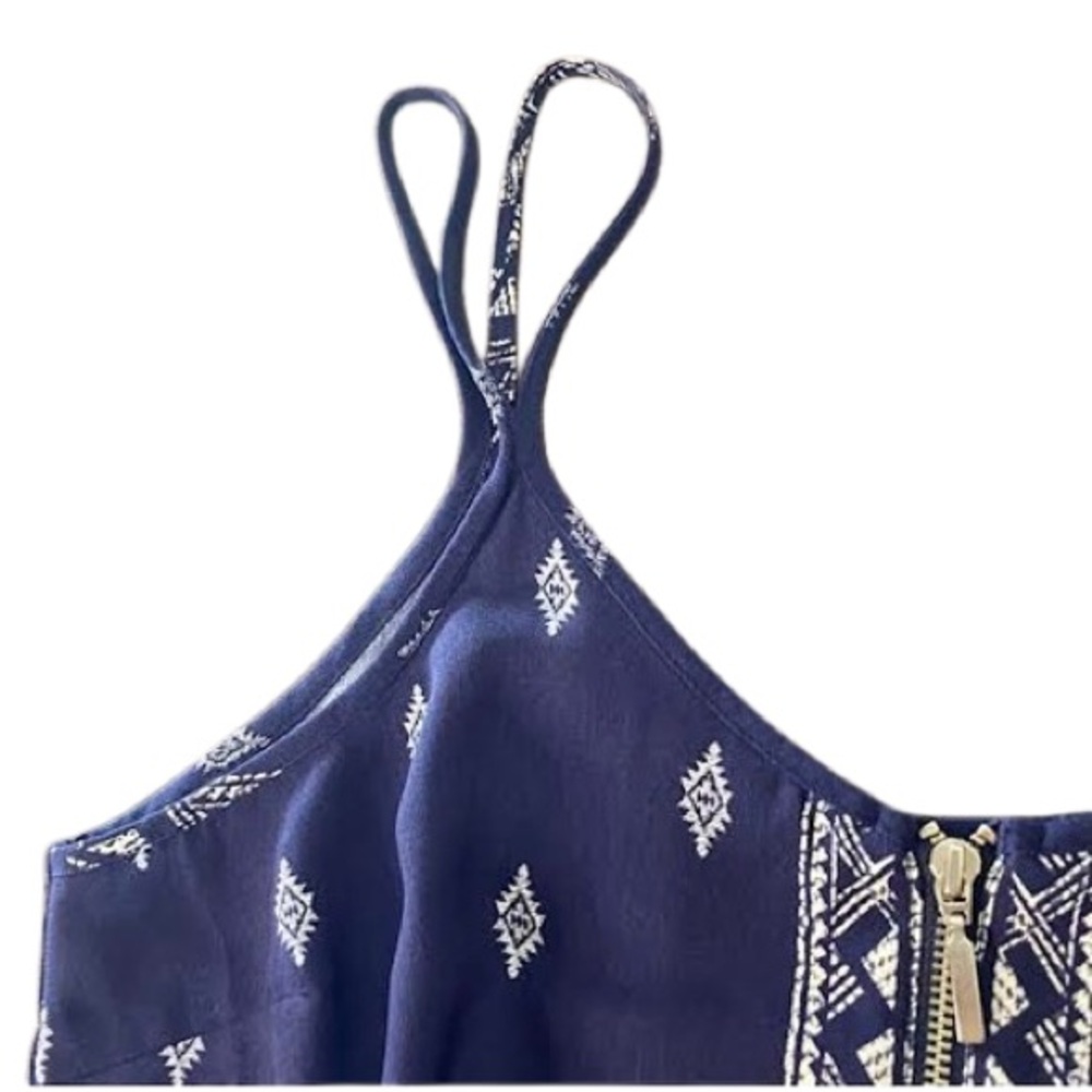 🇺🇸Beautiful Bandanna Quarter Zip Double Spaghetti Straps Tank Top Maurices - Picture 13 of 14
